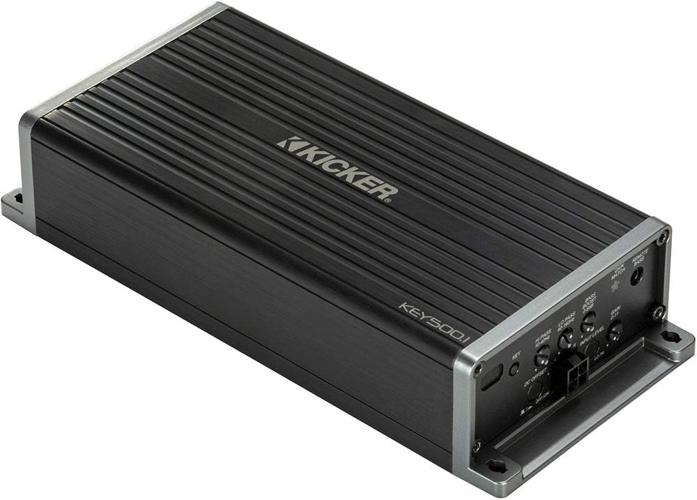 Black Digital Signal Processor Mono Subwoofer Amplifier Vehicle Audio System V173