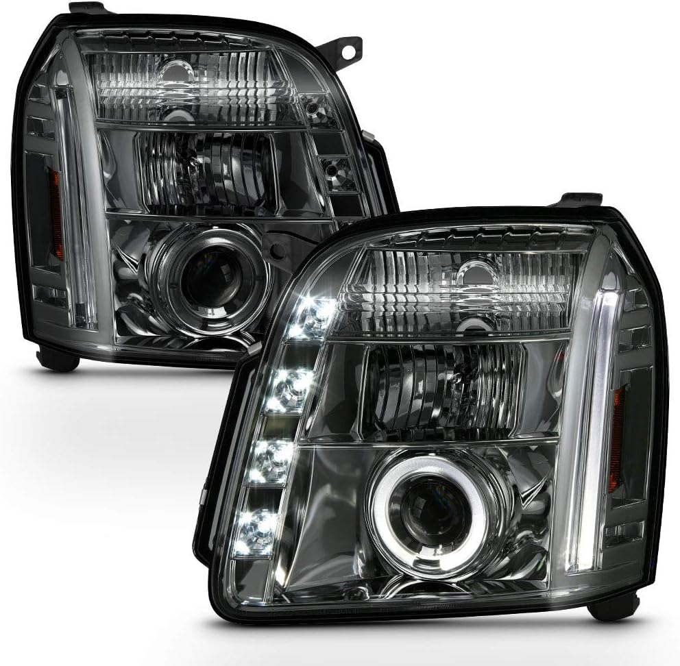 Black Housing Projector Headlights Headlamps Assembly A630772