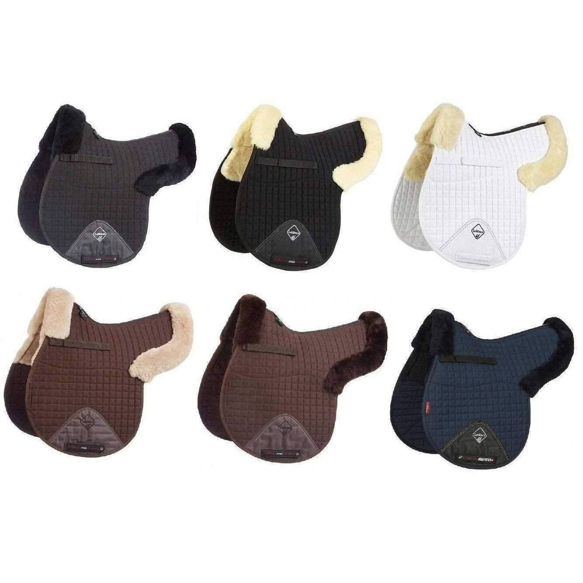 Black Half Lined Lambskin Jumping Numnah B736124