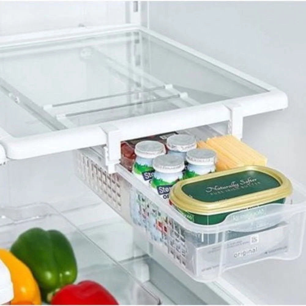 Refrigerator Pull Out Bin Food Storage Organizer Containers H324