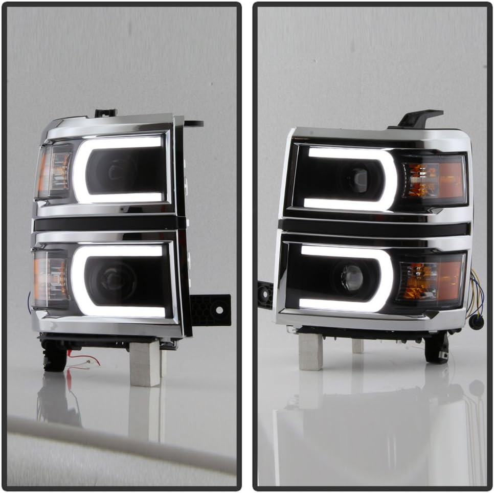 Projector Headlights with LED DRL D589