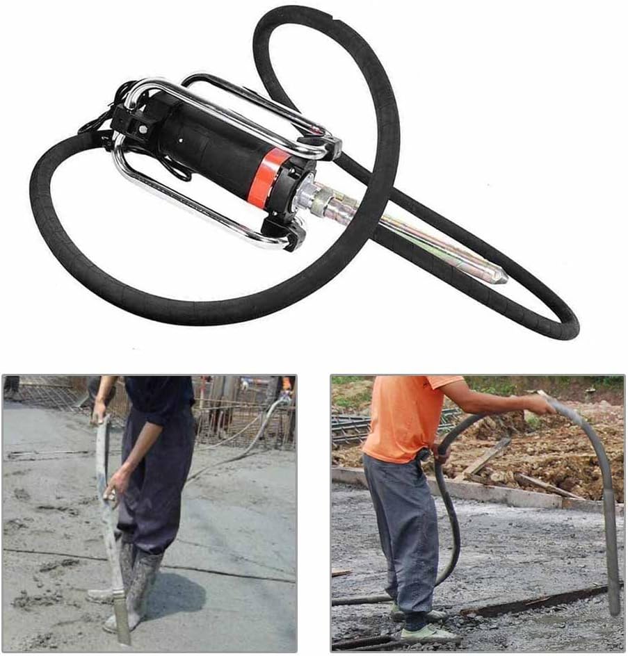 1500W 16000 RPM Portable Concrete Vibrator with 4.5 M Long Shaft S22691