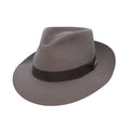 Caribou Fur Felt Fedora Hat Size 6 7/8 W2435