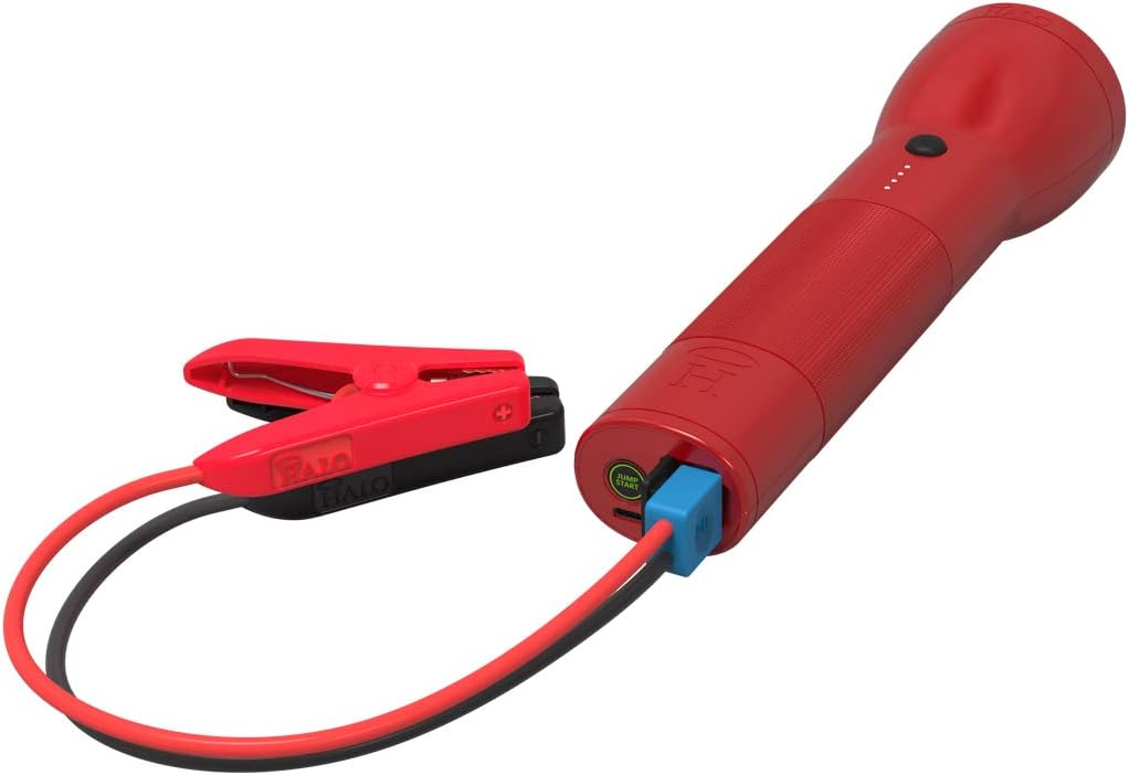 Rechargeable Lithium LED Flashlight with Car Jump Starter and Phone Charger Z8691