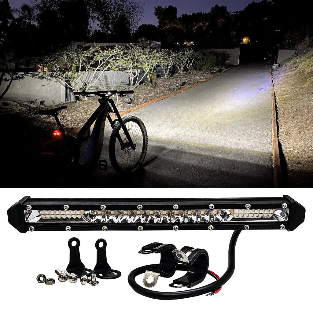 E-Bike LED Light Bar Headlight with Handlebar Clamp H285096