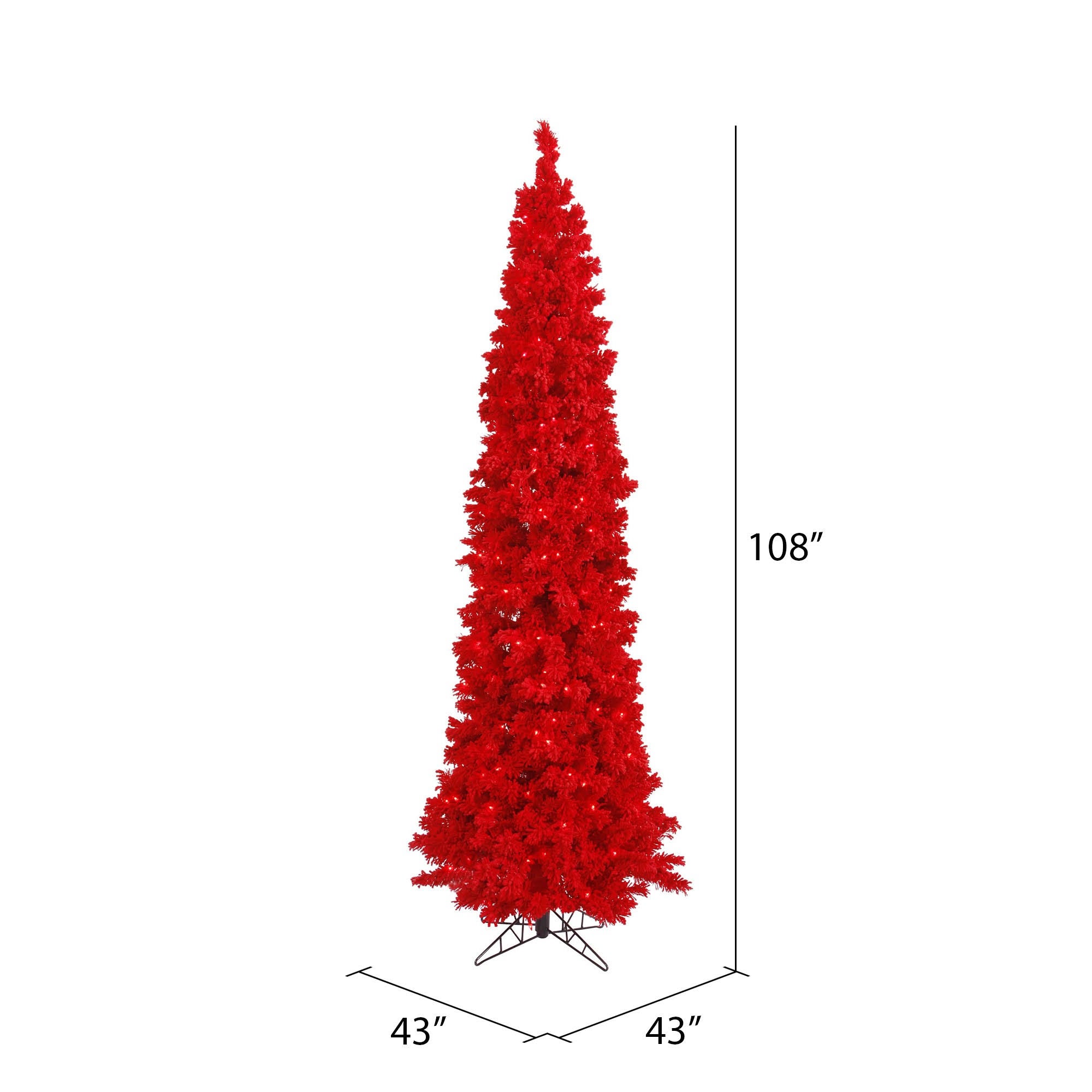 Red Pencil Fir Dural LED400Rd R60793