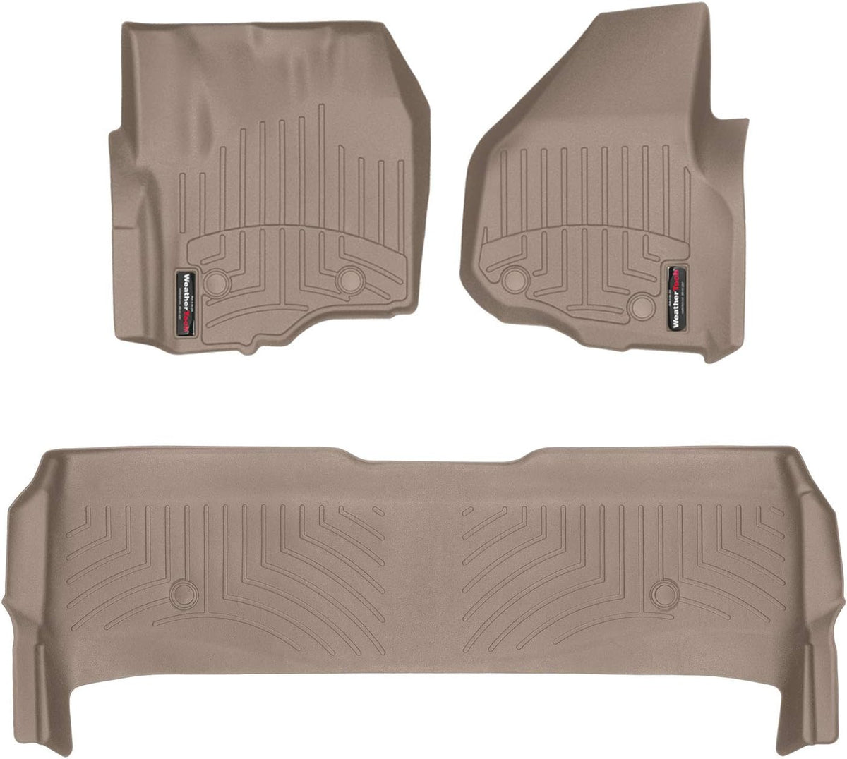 Tan Custom Fit FloorLiner for Ford F-250/F-350/F-450/F-550 -1st & 2nd Row U4578