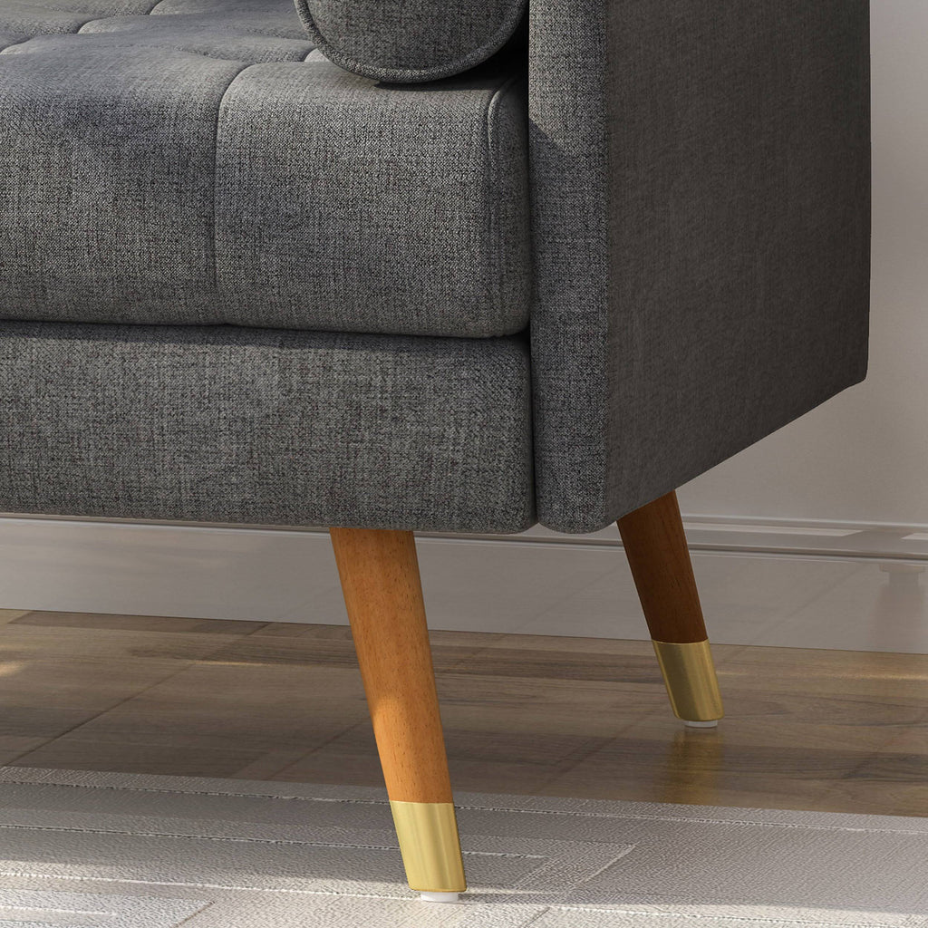 Light Gray Fabric Club Chair Q954