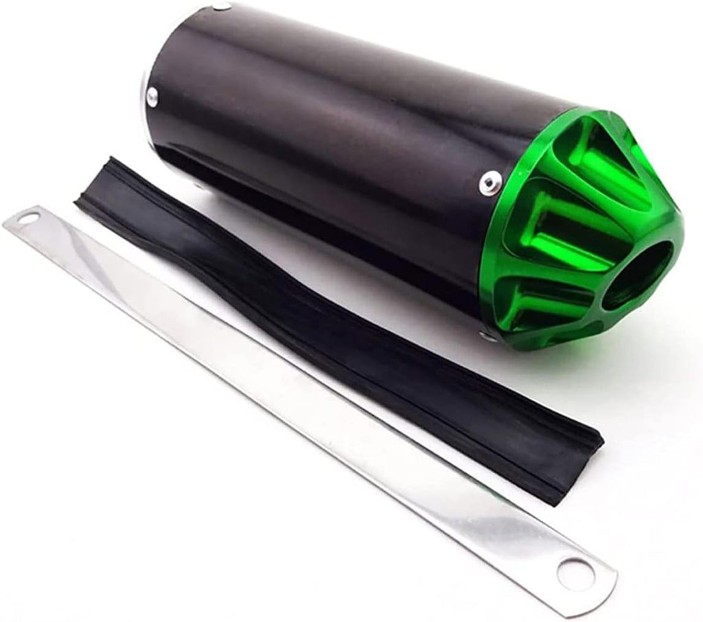 Green Exhaust Muffler Silencer Pipe Assembly Kit Pack of 2 J3481