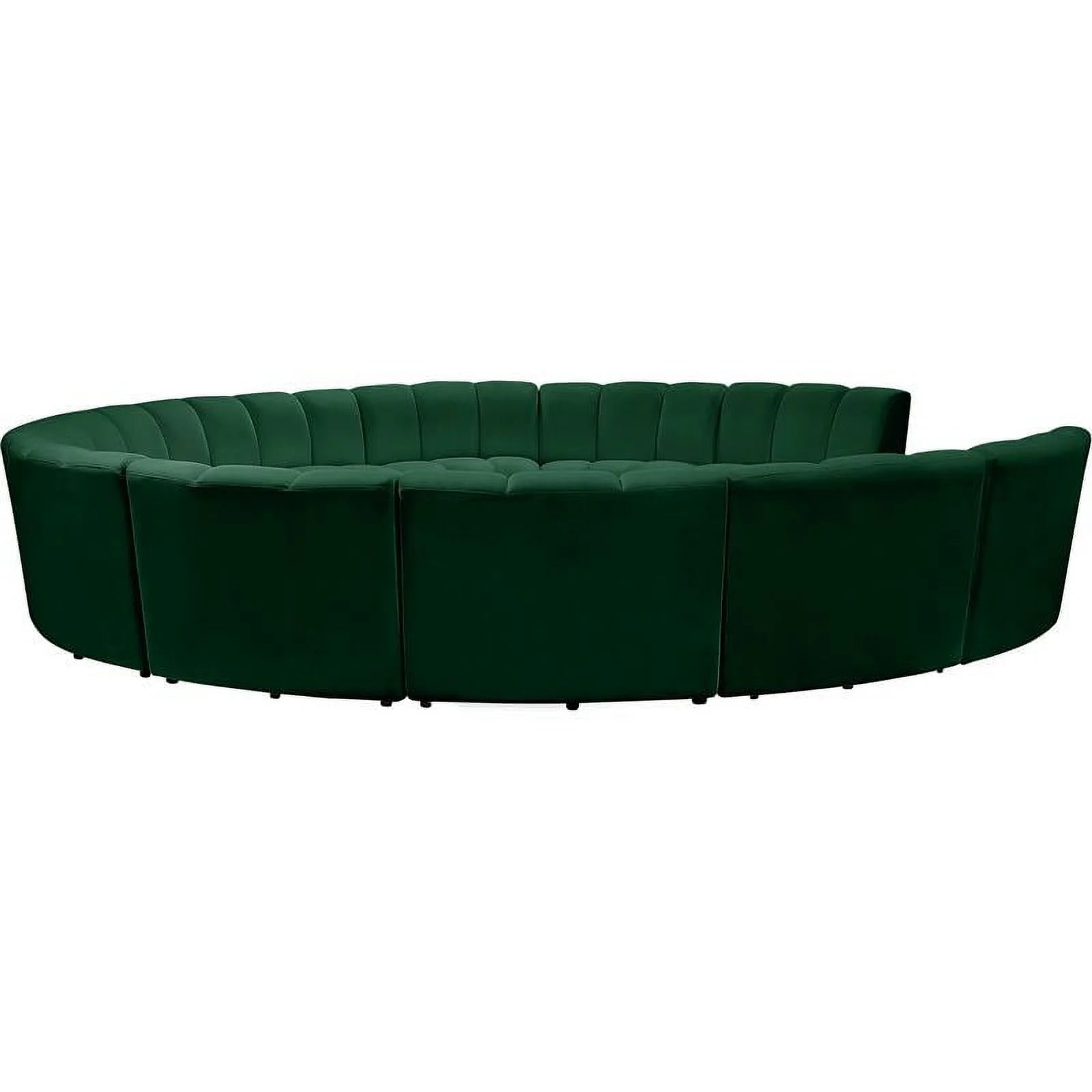 11-Piece Velvet Modular Sectional O296642