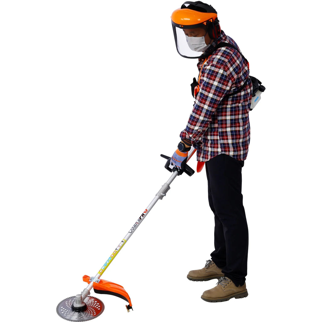 10 in 1 2-Cycle Garden Tool System with Pole Saw, Hedge Trimmer, Grass Trimmer, and Brush Cutter U7467
