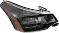 Passenger Side Black Bezel Headlight Assembly with Bulbs M465193