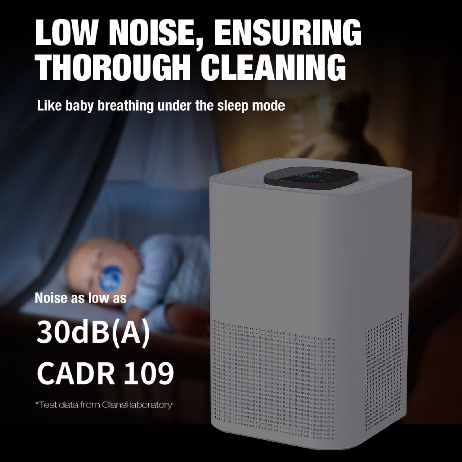 White HEPA Air Purifier Q490