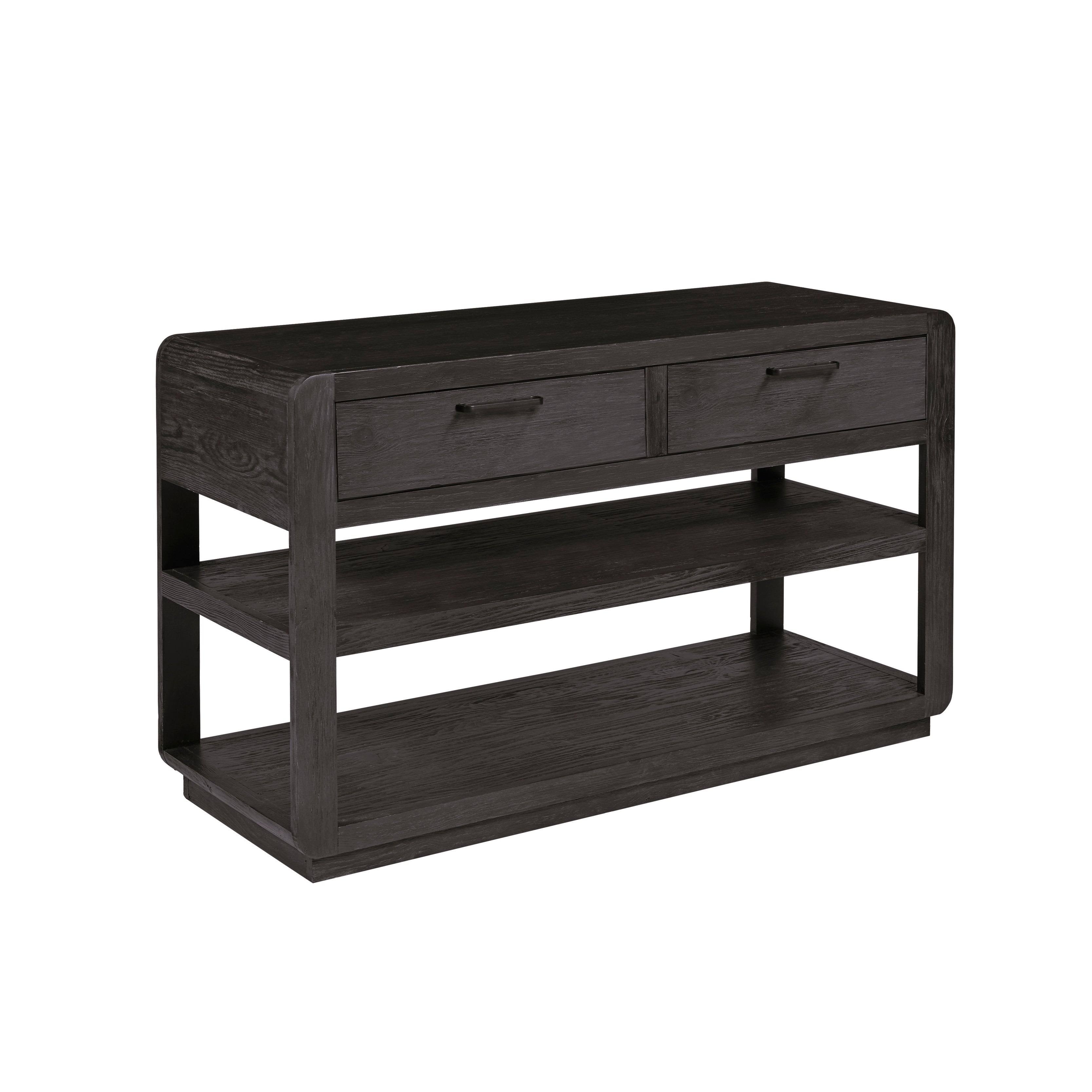 Cerused Ebony Sofa/Console Table J776