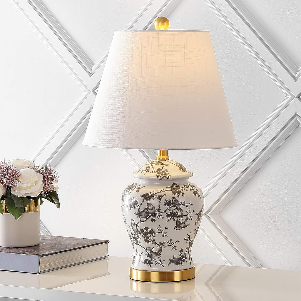 Chinoiserie LED Table Lamp Blue/White N63781