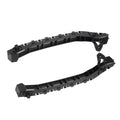 1 Pair Car Front Left Right Bumper Mounting Holder Bracket Black O111269