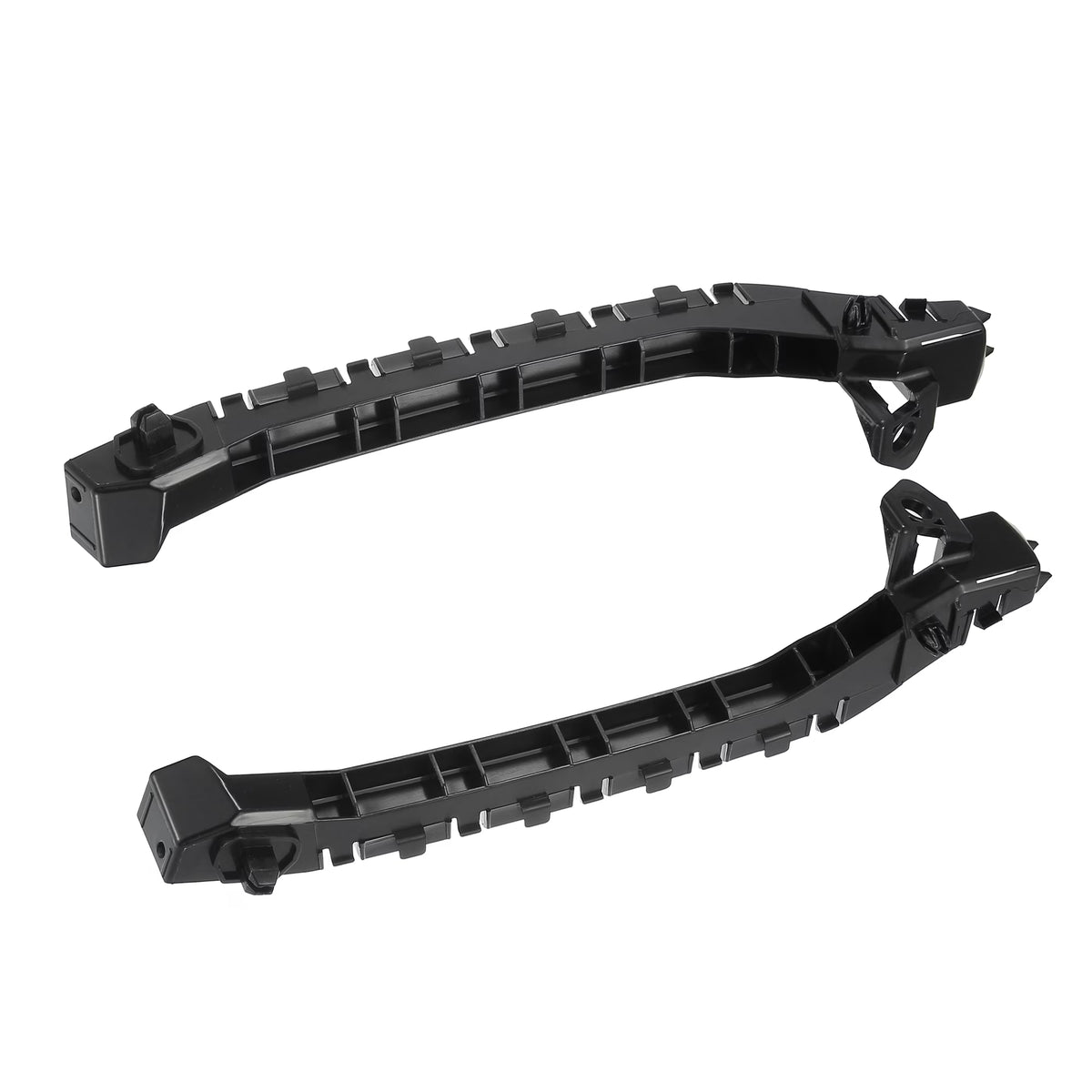1 Pair Car Front Left Right Bumper Mounting Holder Bracket Black O111269