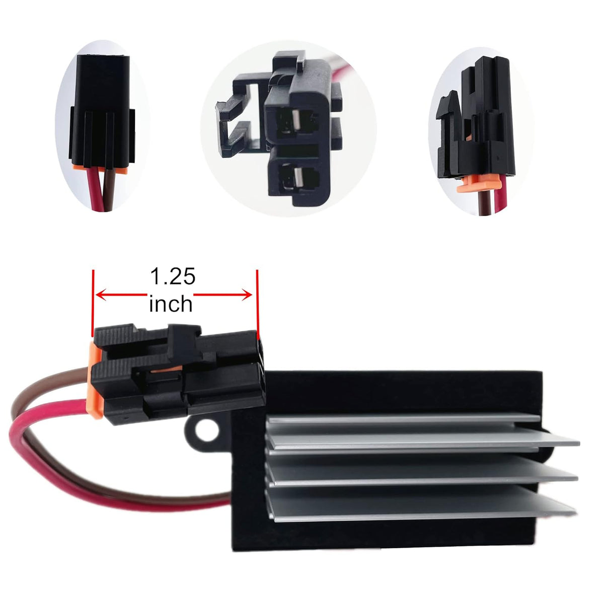 Blower Motor Resistor Heater Fan Control Module Pack of 2 H778059