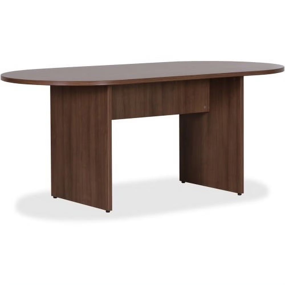 Walnut Laminate Oval Conference Table T8413
