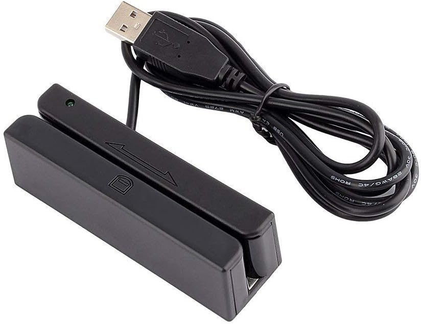 USB Credit Card Reader Magnetic Stripe Card Readers (Pack of 2) P6344