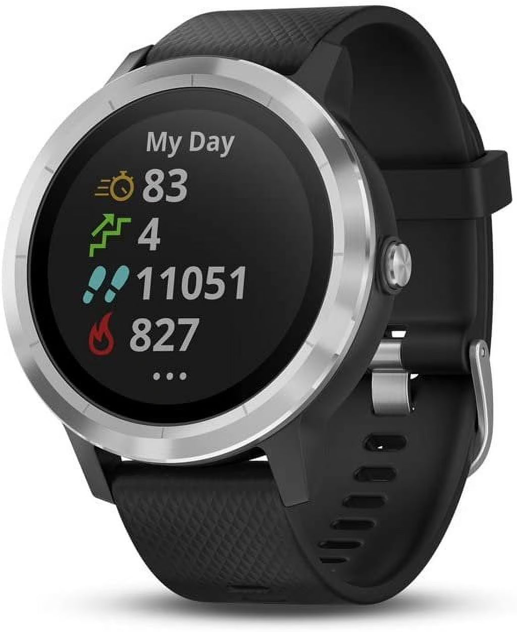 Black Smartwatch Fitness Tracker Watch U5506