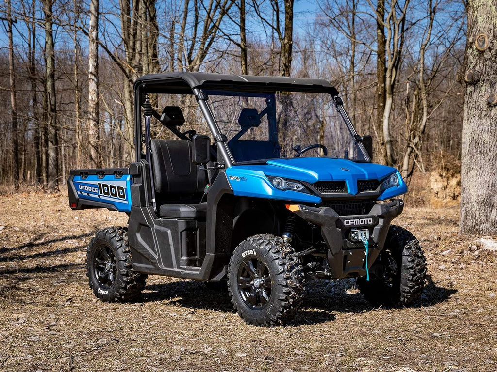 Heavy Duty Full Windshield, 1/4 Thick Scratch Resistant Polycarbonate I67688