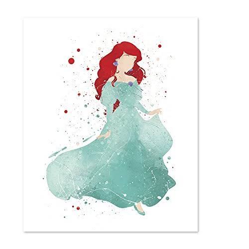 8x10 Watercolor Painting Paper Poster Art Prints Set of Six I24614