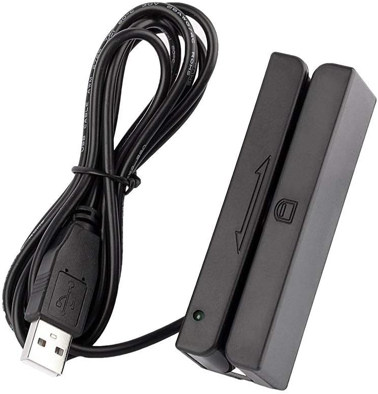 USB Credit Card Reader Magnetic Stripe Card Readers (Pack of 2) P6344