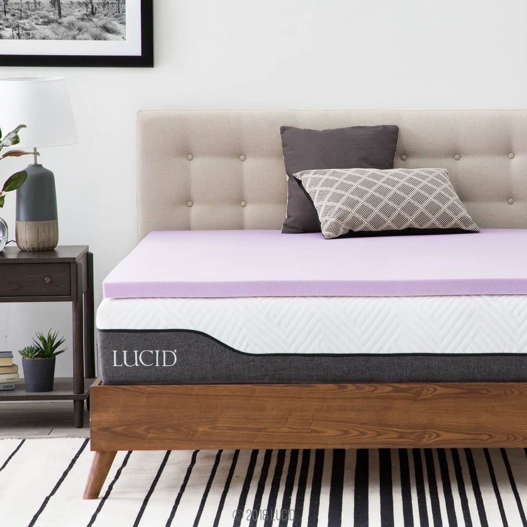 Full Lavender Infused Memory Foam Mattress Topper P2446