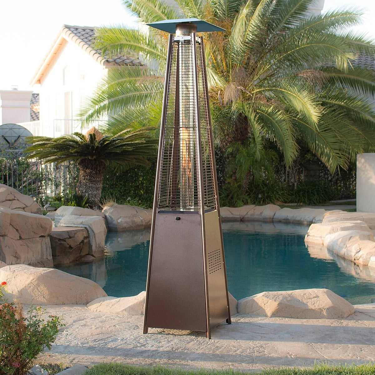 Hammered Bronze Patio Heater Y933