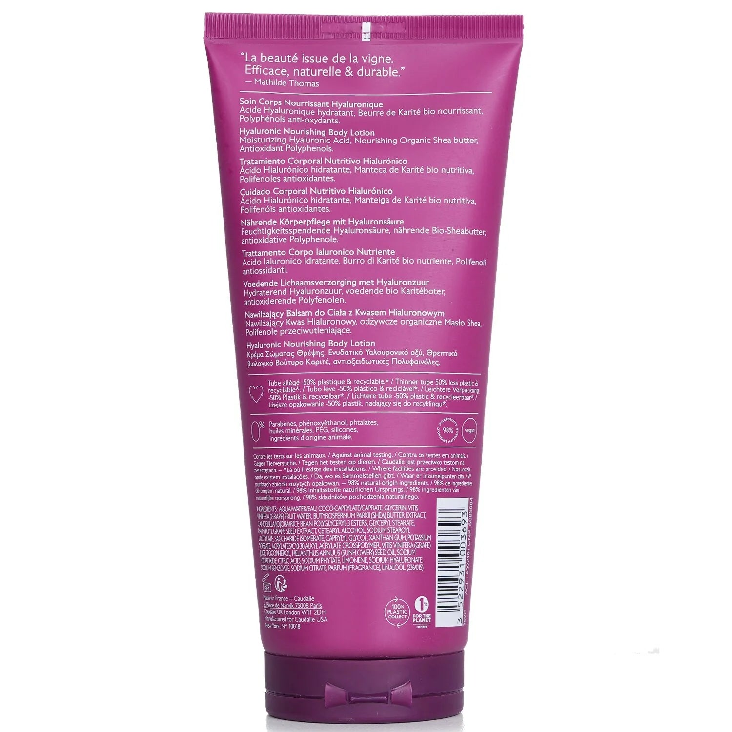 Hyaluronic Nourishing Body Lotion 400ml E60873