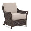32x22 Wide Armchair Green and Blue Stripe F8079