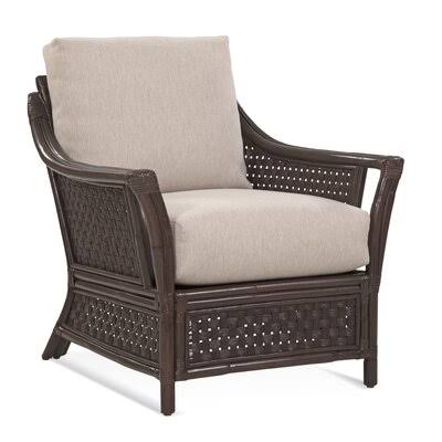 32x22 Wide Armchair Green and Blue Stripe F8079
