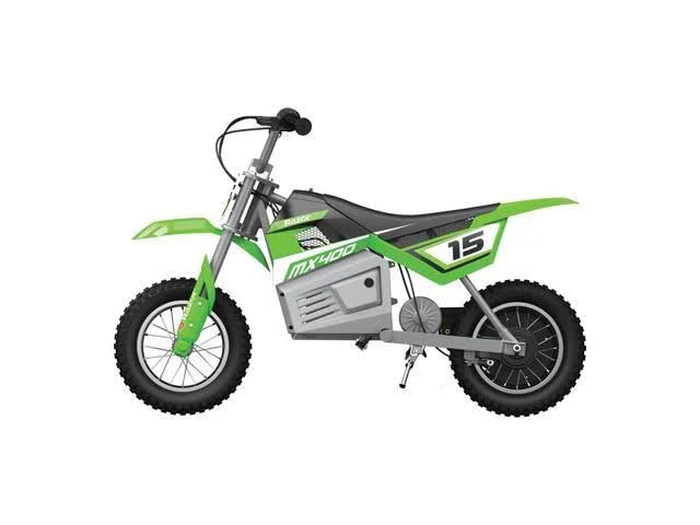 Green and Blue Kids Electric Motocross Motorcycle Bikes F424983