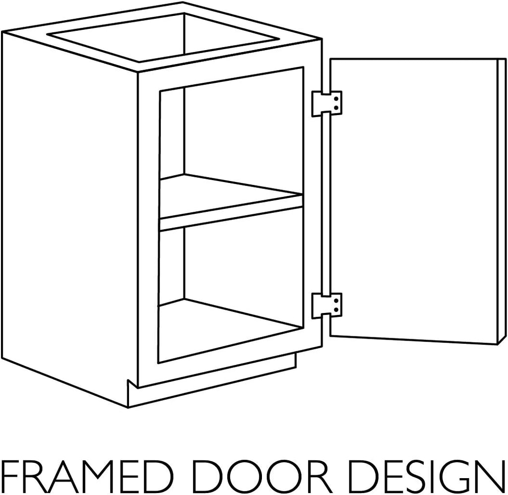 White Shaker Wall Cabinet L417