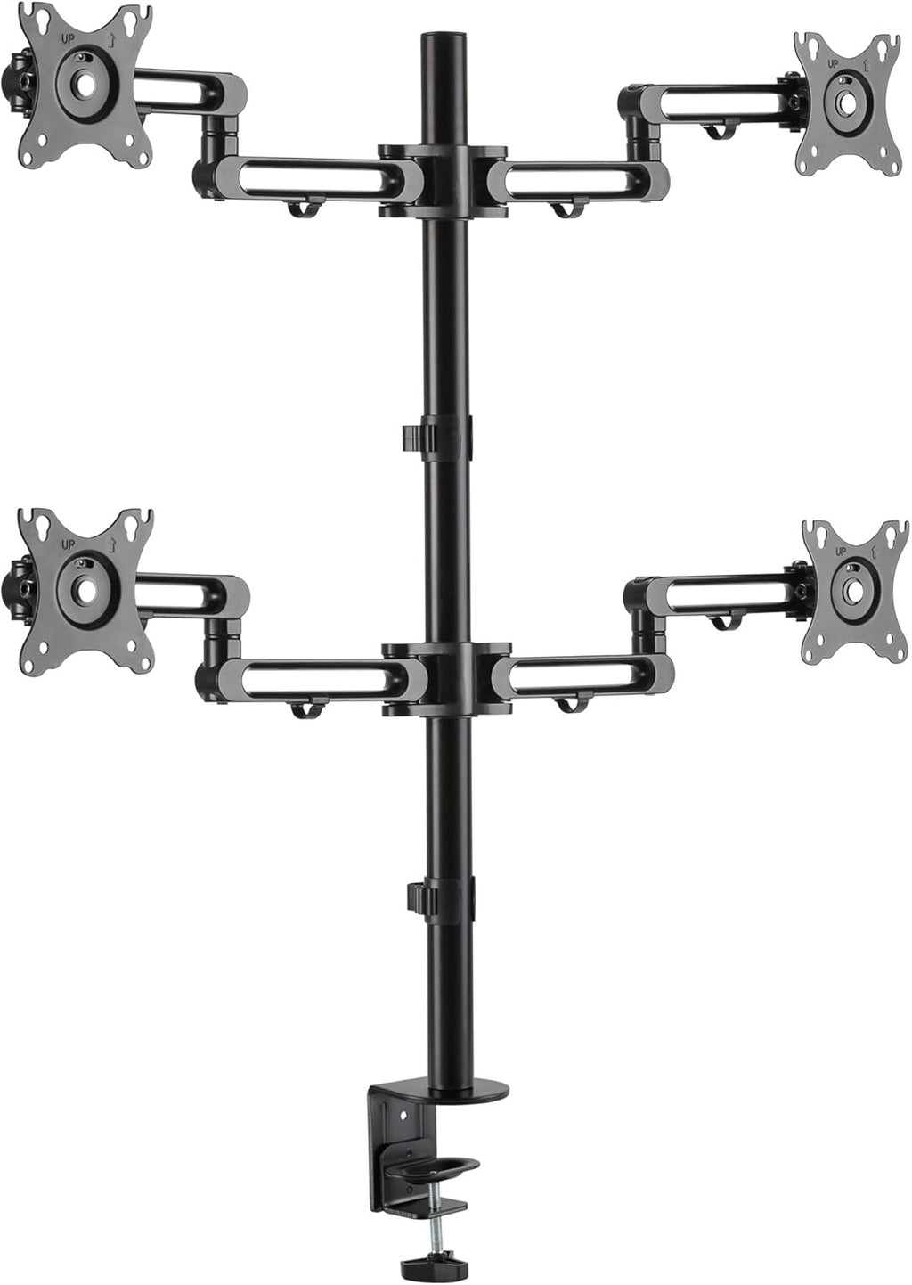 Quad Monitor Desk Stand with 4 Articulating Arms W560