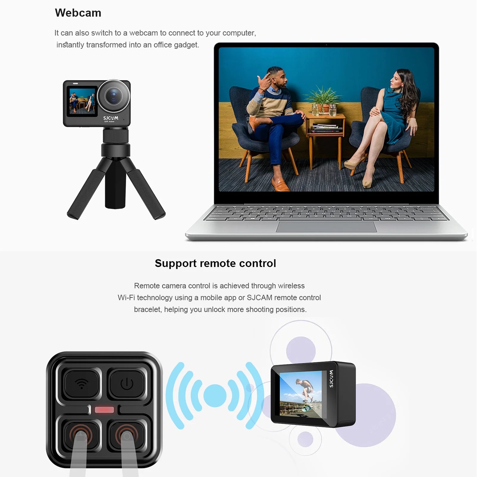 4k 20mp Waterproof Action Camera with Case N8259