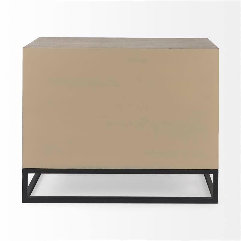 Light Brown 3 Drawer Accent Cabinet P4939