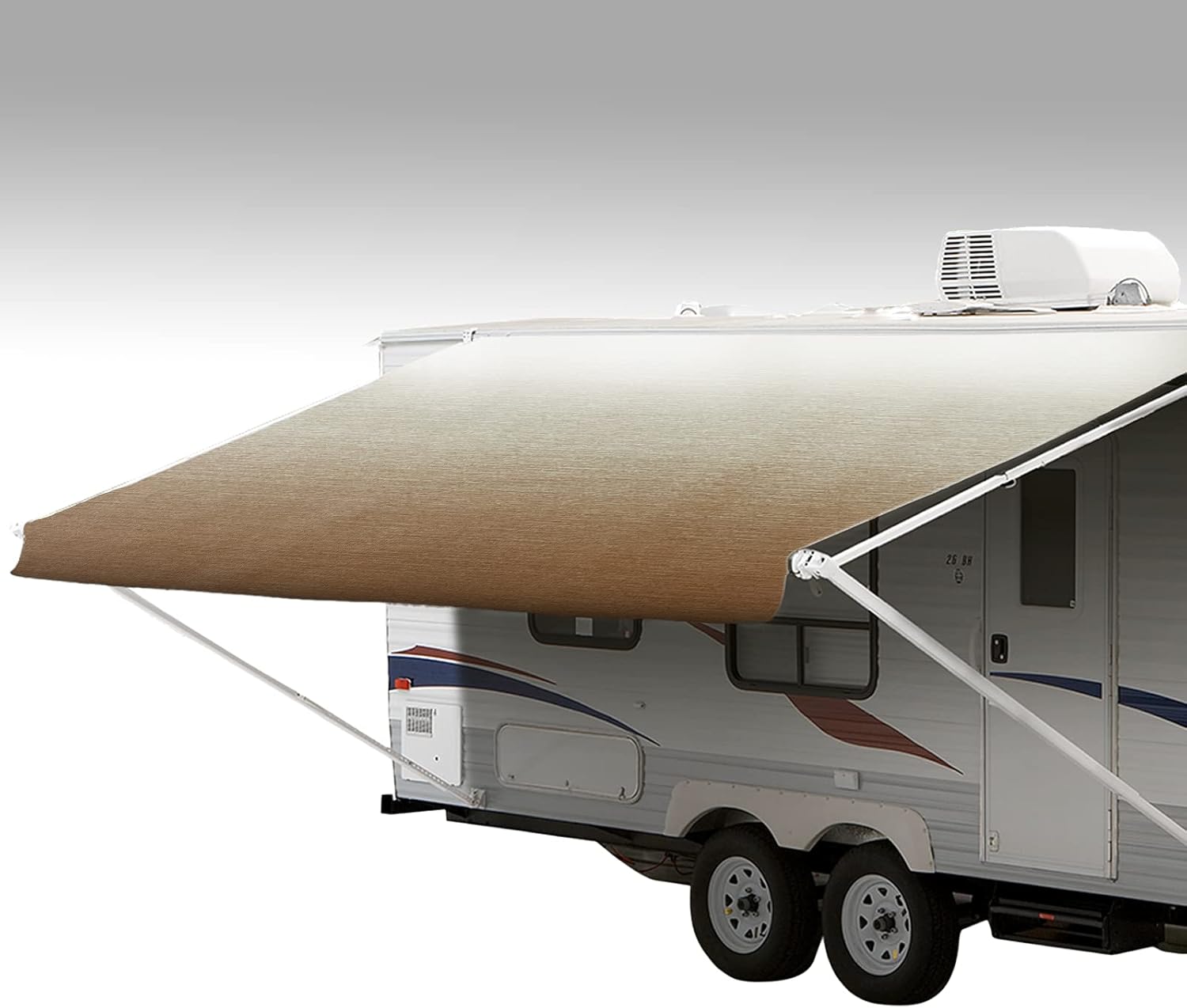 Charcoal Fade 12' RV Awning Fabric Replacement Vinyl G547494