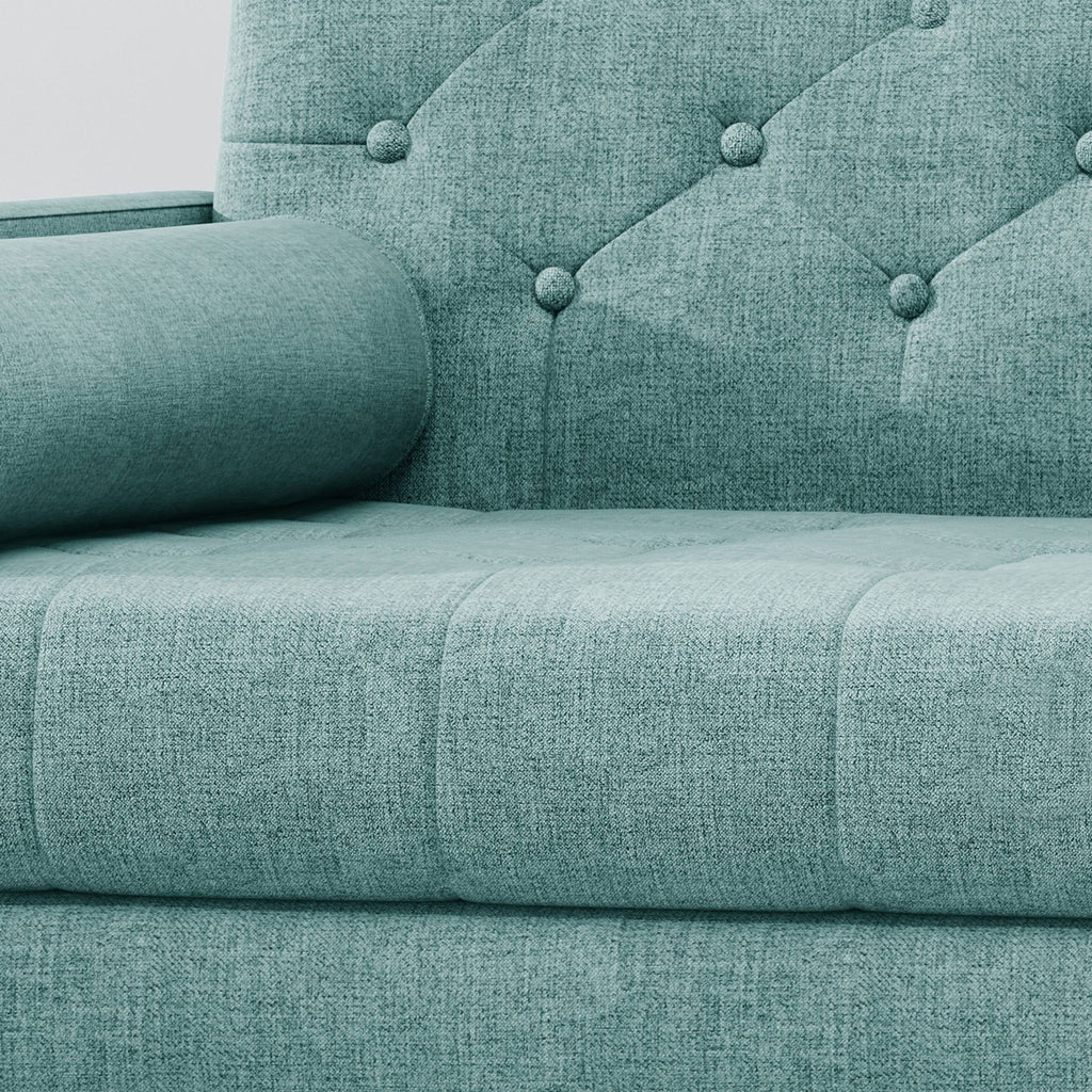 Light Gray Fabric Club Chair Q954