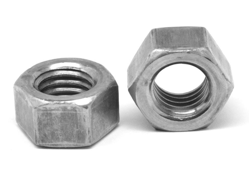 1 3/8x22-12 Fine Thread Grade 5 Finished Hex Nut Medium Carbon Steel Plain Finish X82919