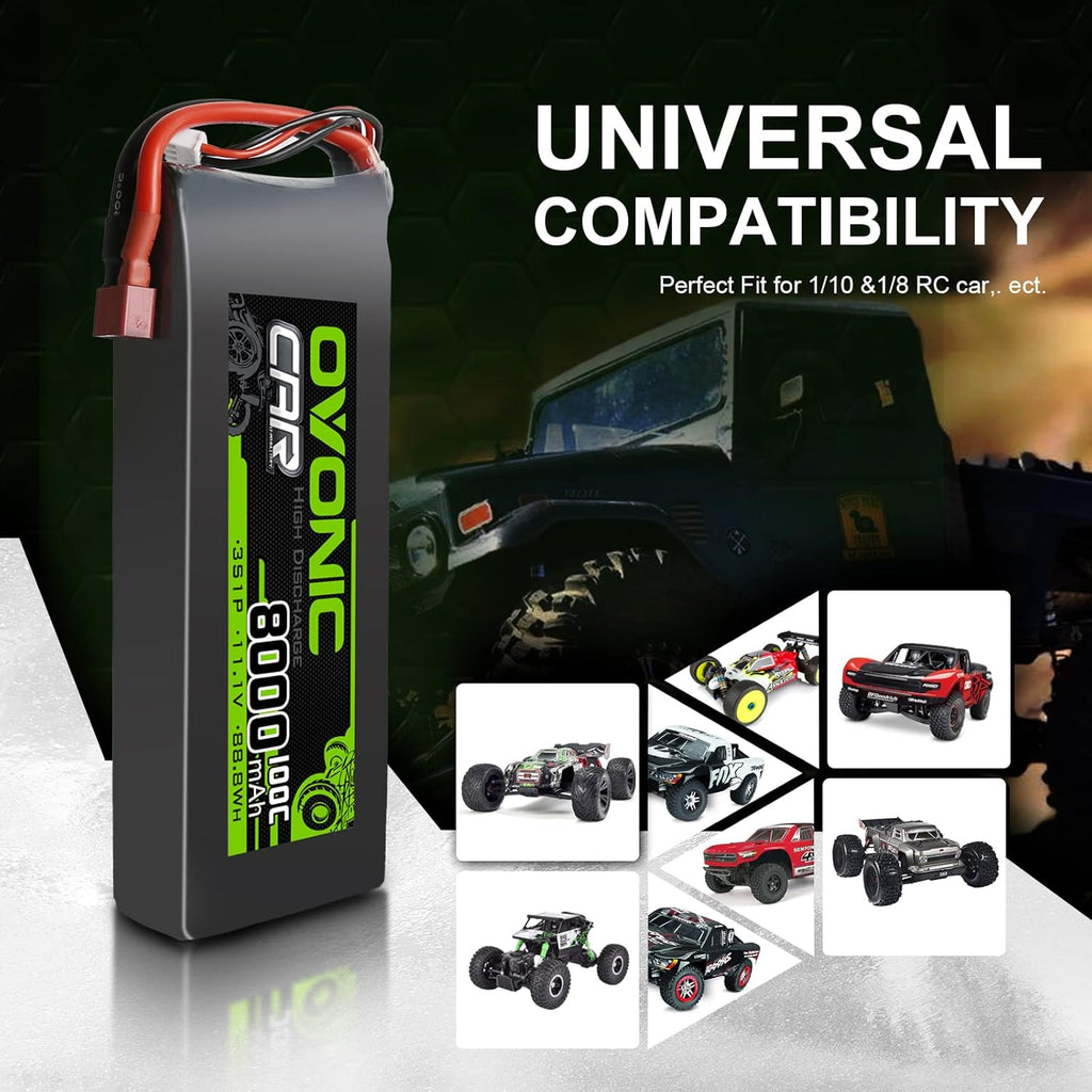 3S 8000mAh 11.1V Lipo Battery with XT60 Connector J206968
