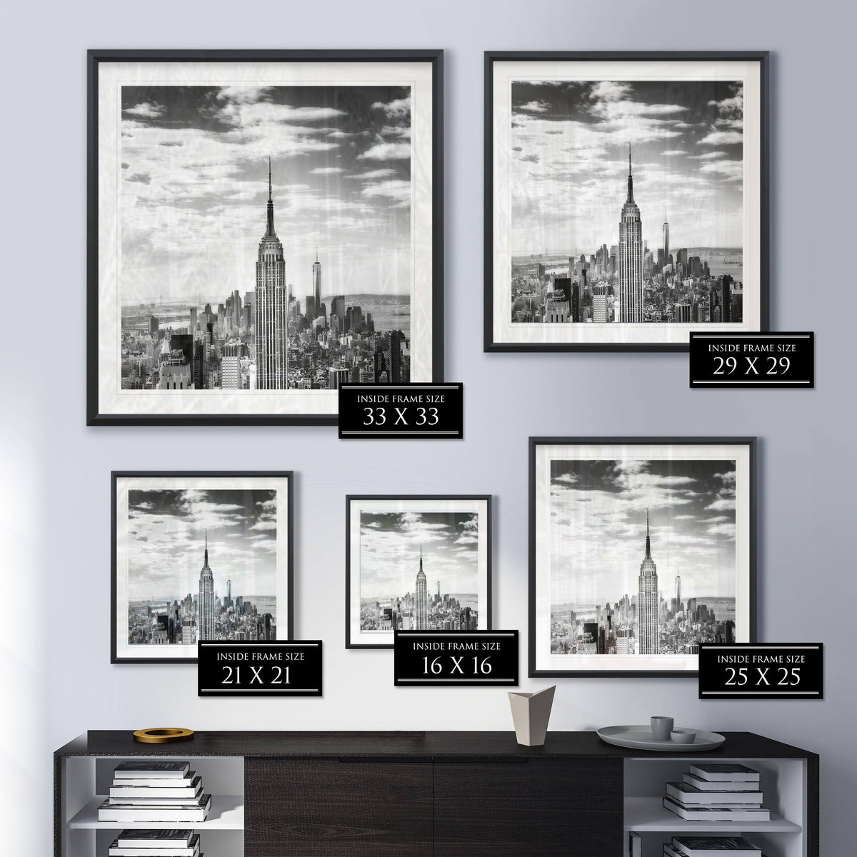 Framed Giclee Print 26x26 P2987
