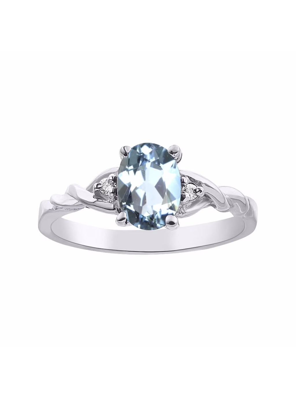 Aquamarine & Diamond Ring Y90936