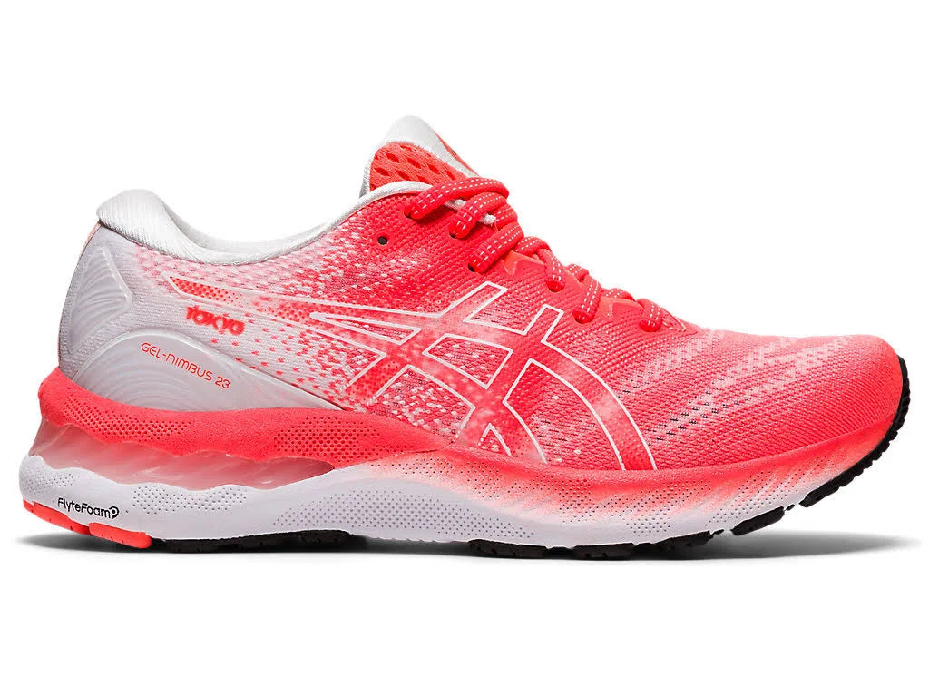 Red/White GEL-Nimbus 23 Running Shoes W6578