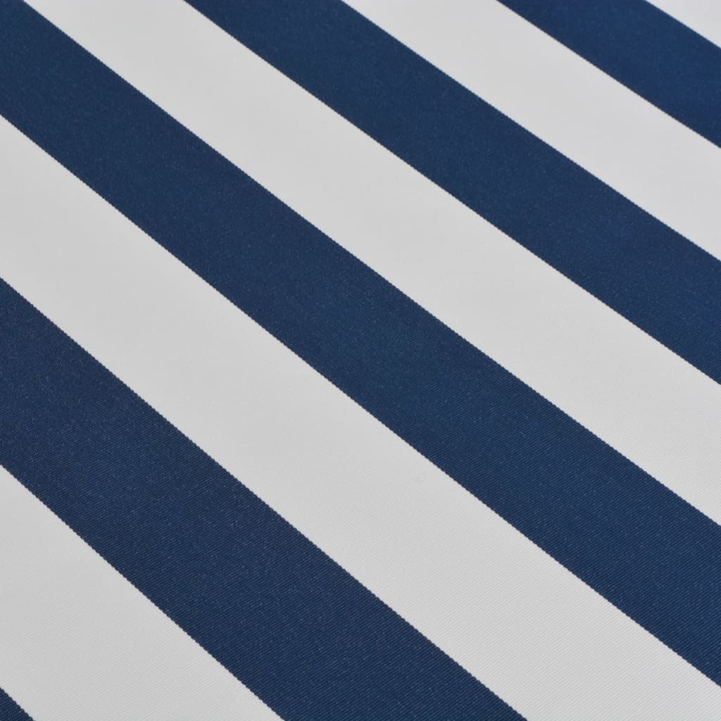 Blue/White Folding Awning G500