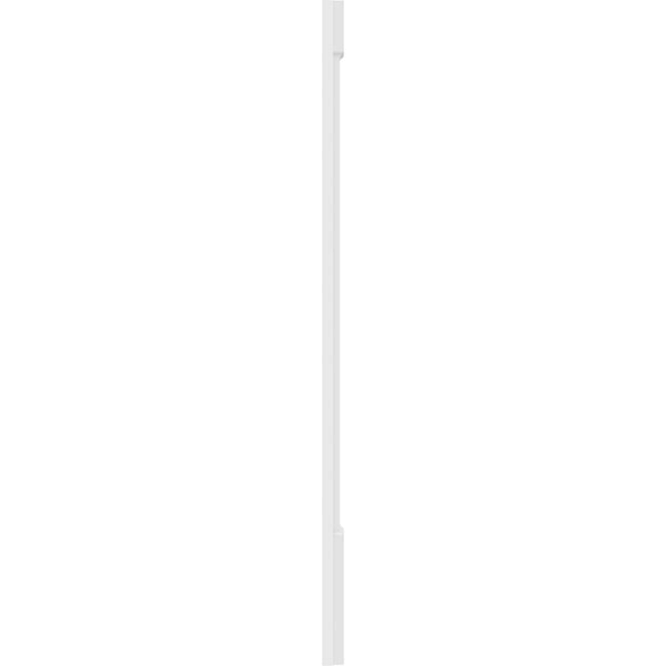 Raised Panel PVC Pilaster with Capital and Base (Pair) W517