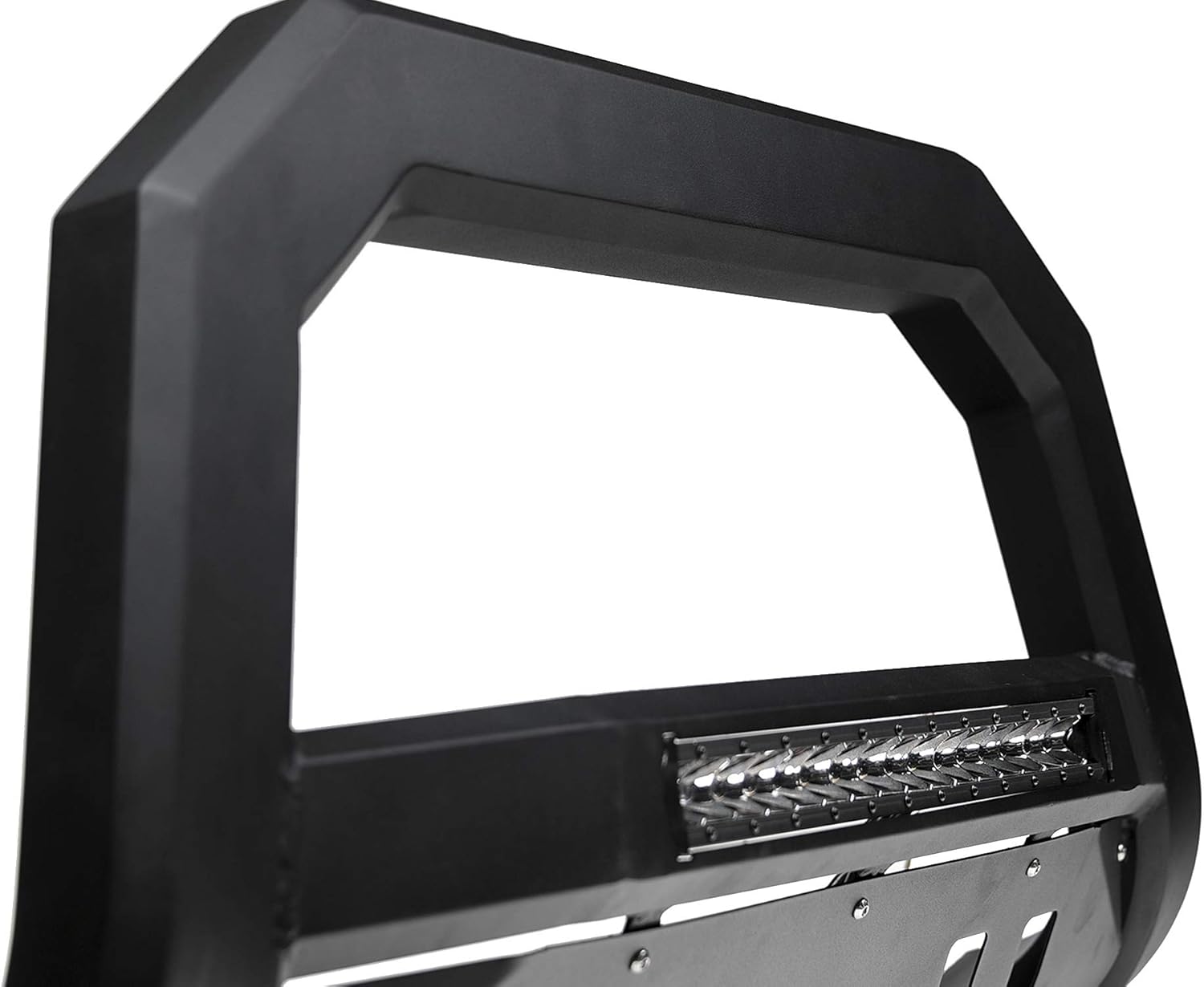 Matte Black Bull Bar with LED S5046