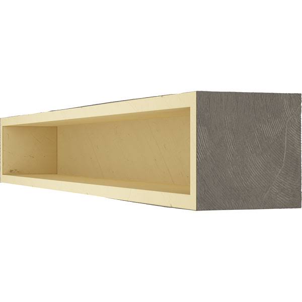 Rough Sawn Faux Wood Fireplace Mantel G411496