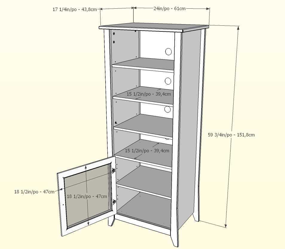 Tuxedo Black Curio Cabinet O90726